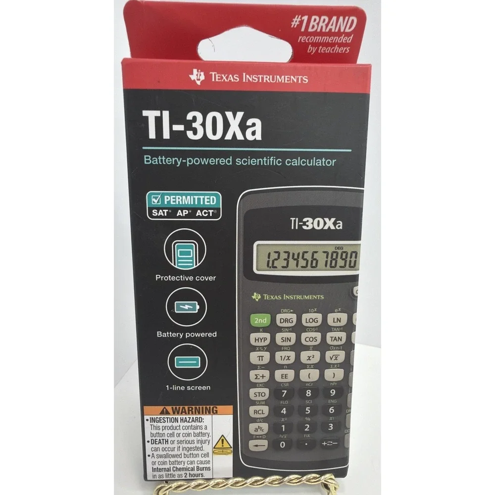 Texas Instruments TI-30Xa Scientific Calculator Battery Powered - SAT & ACT NEW